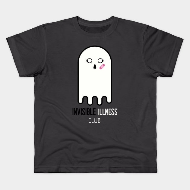 Invisible Illness Club Kids T-Shirt by Invisbillness Apparel